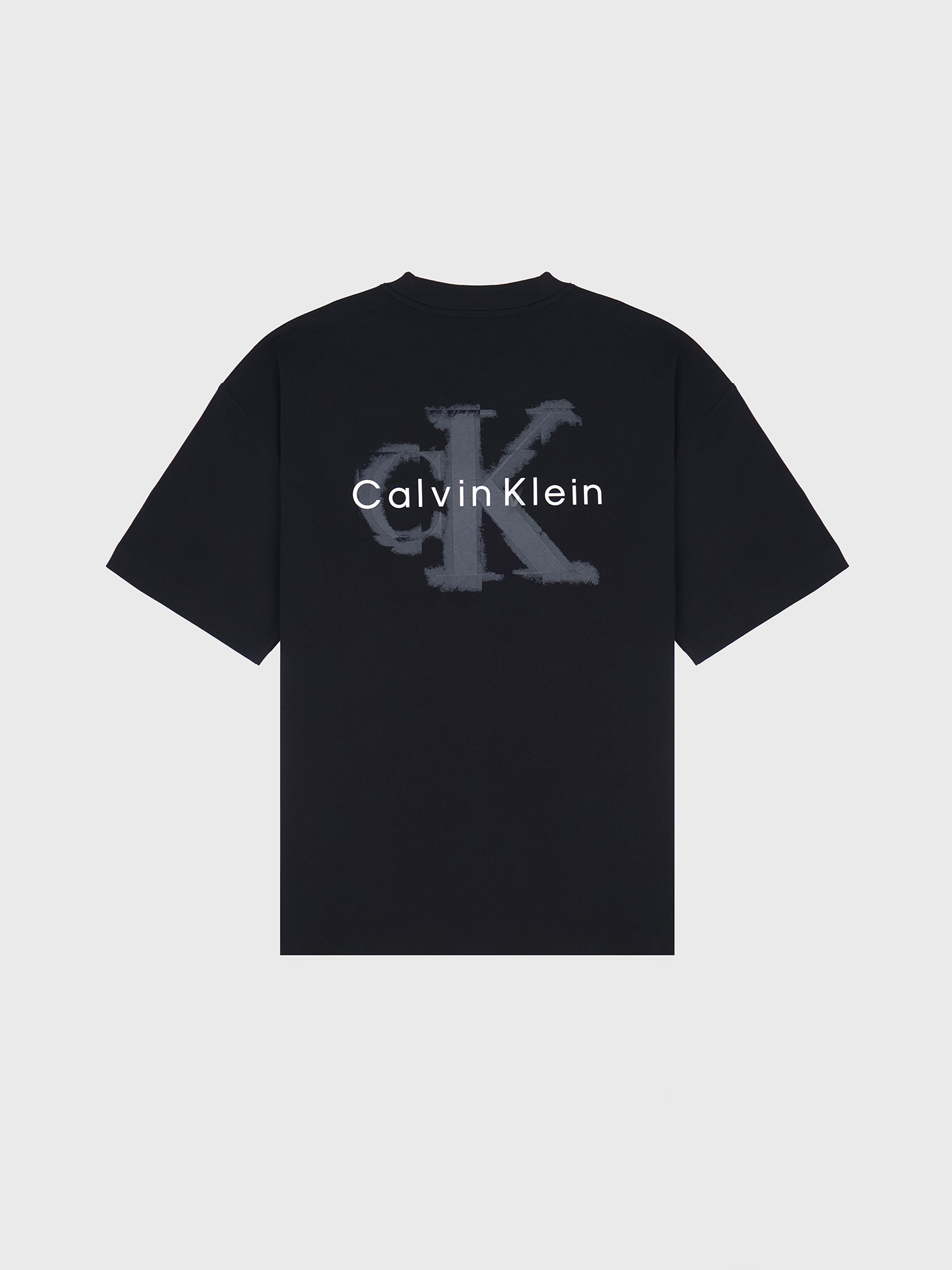 Футболка Calvin Klein Distressed Monologo Graphic Relaxed Black