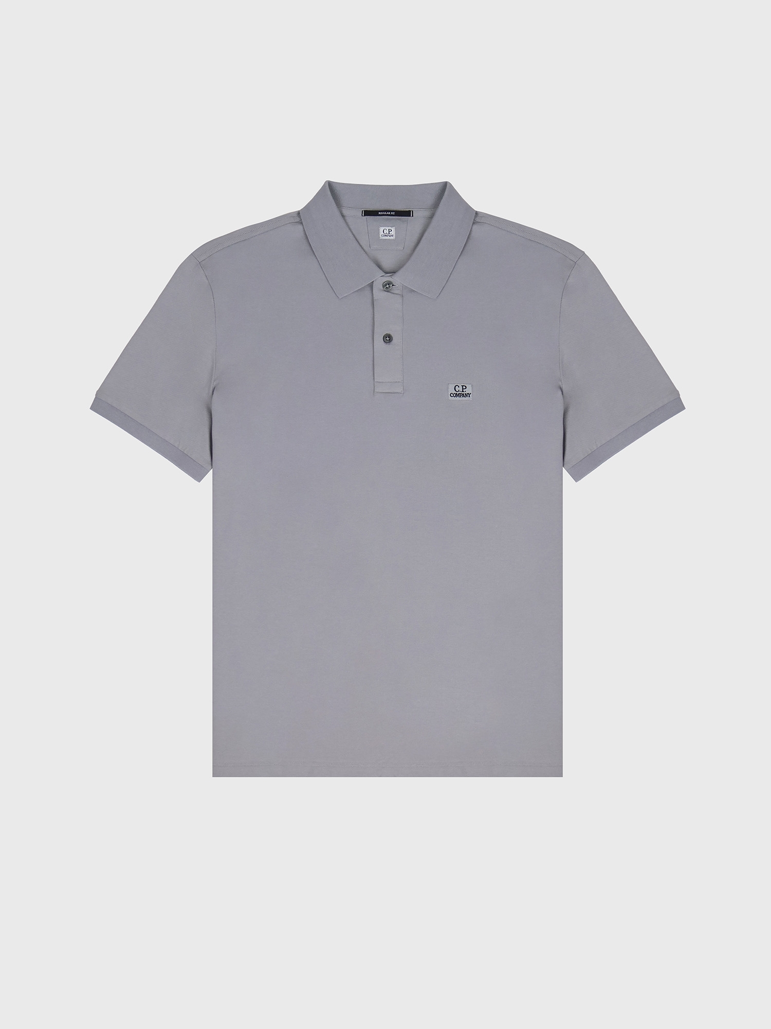Поло C.P. Company Stretch Piquet Silver Gray B2