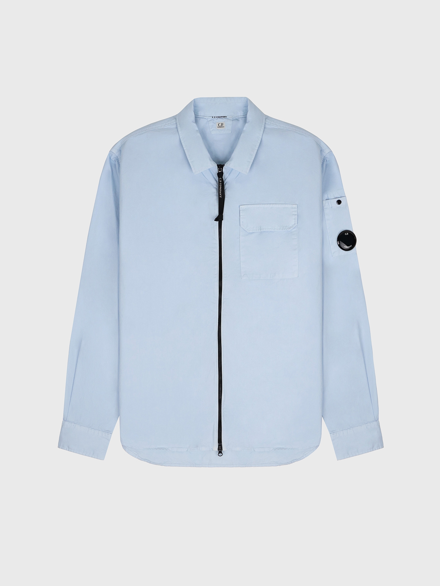 Куртка C.P. Company Organic Gabardine Full Zip Sky Blue
