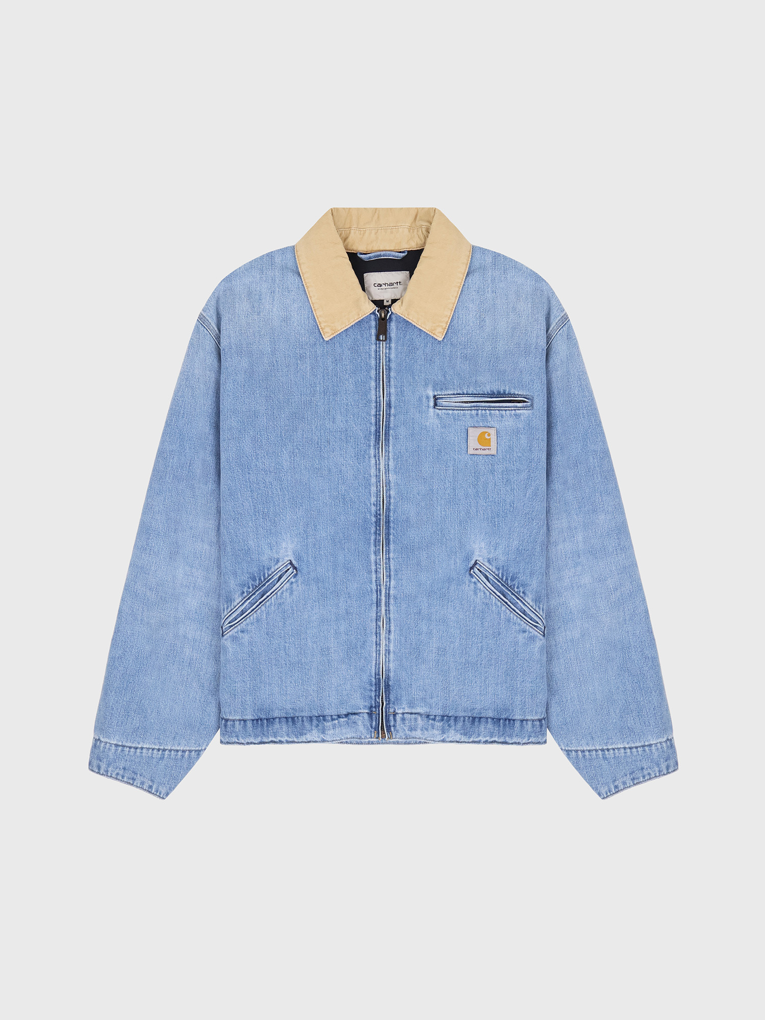 Куртка Carhartt WIP OG Detroit Jacket Blue / Dusty H Brown, Burst washed