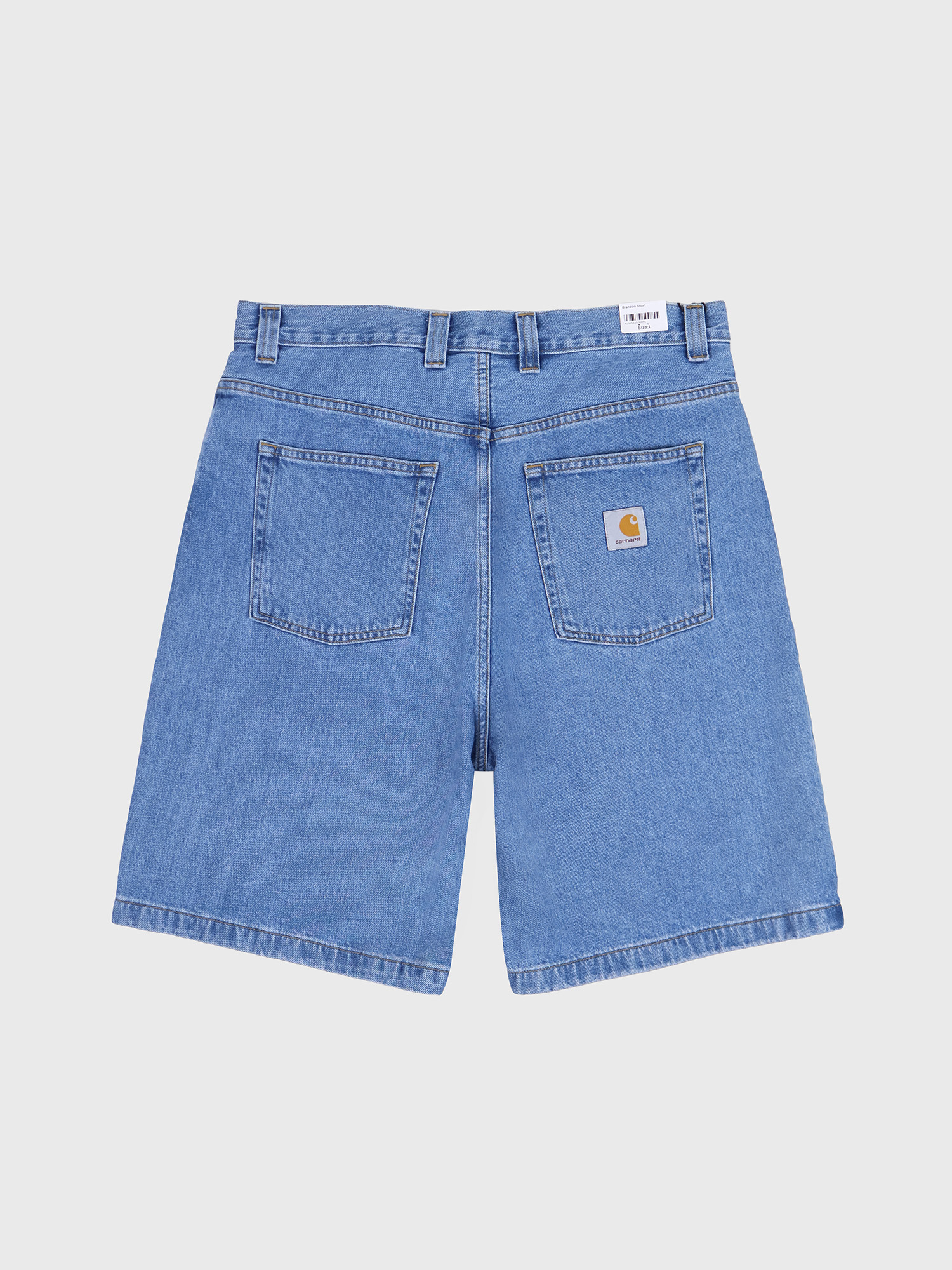 Шорты Carhartt WIP Brandon Blue, Stone bleached