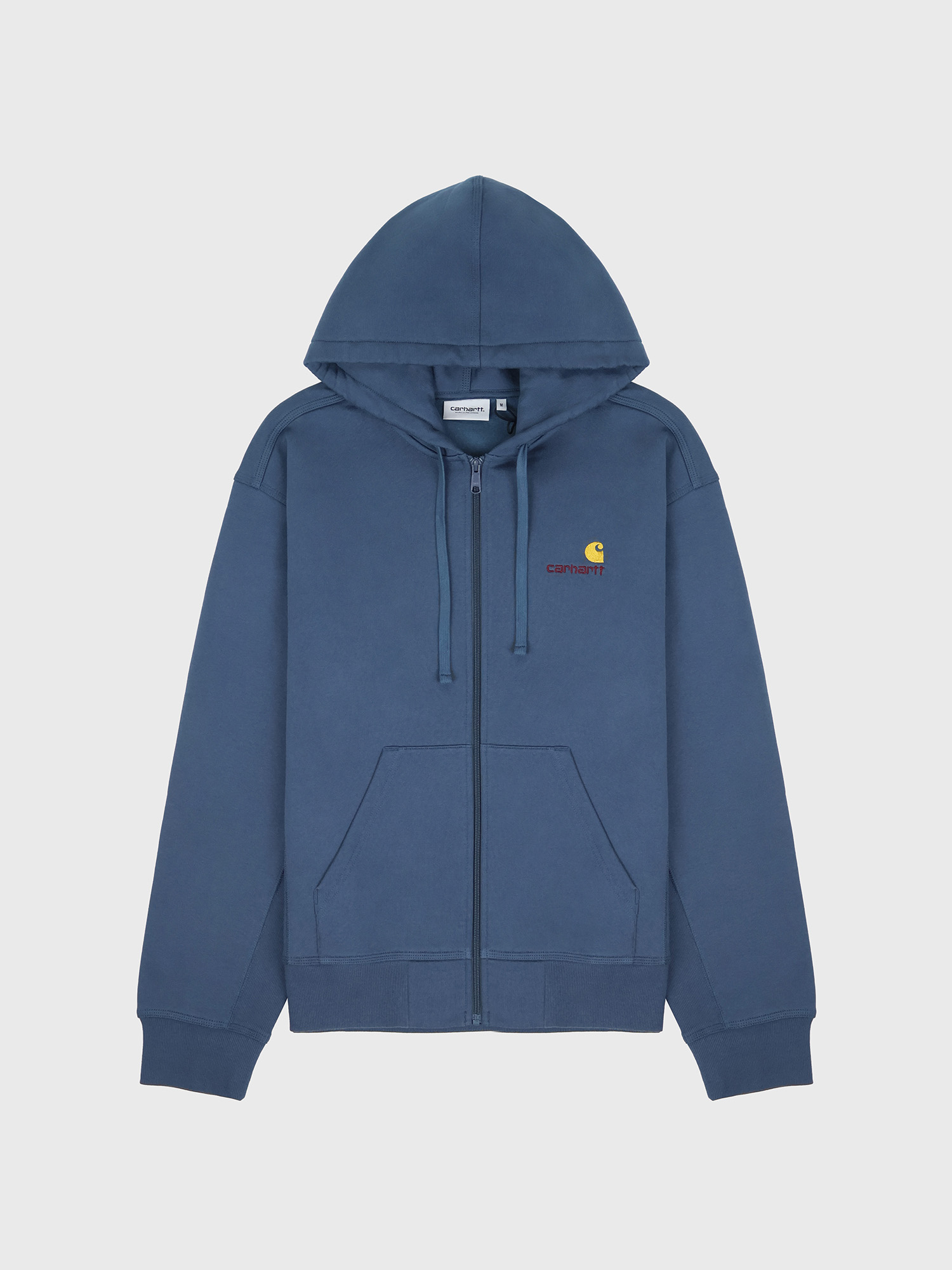 Худи на молнии Carhartt WIP American Script Office Blue