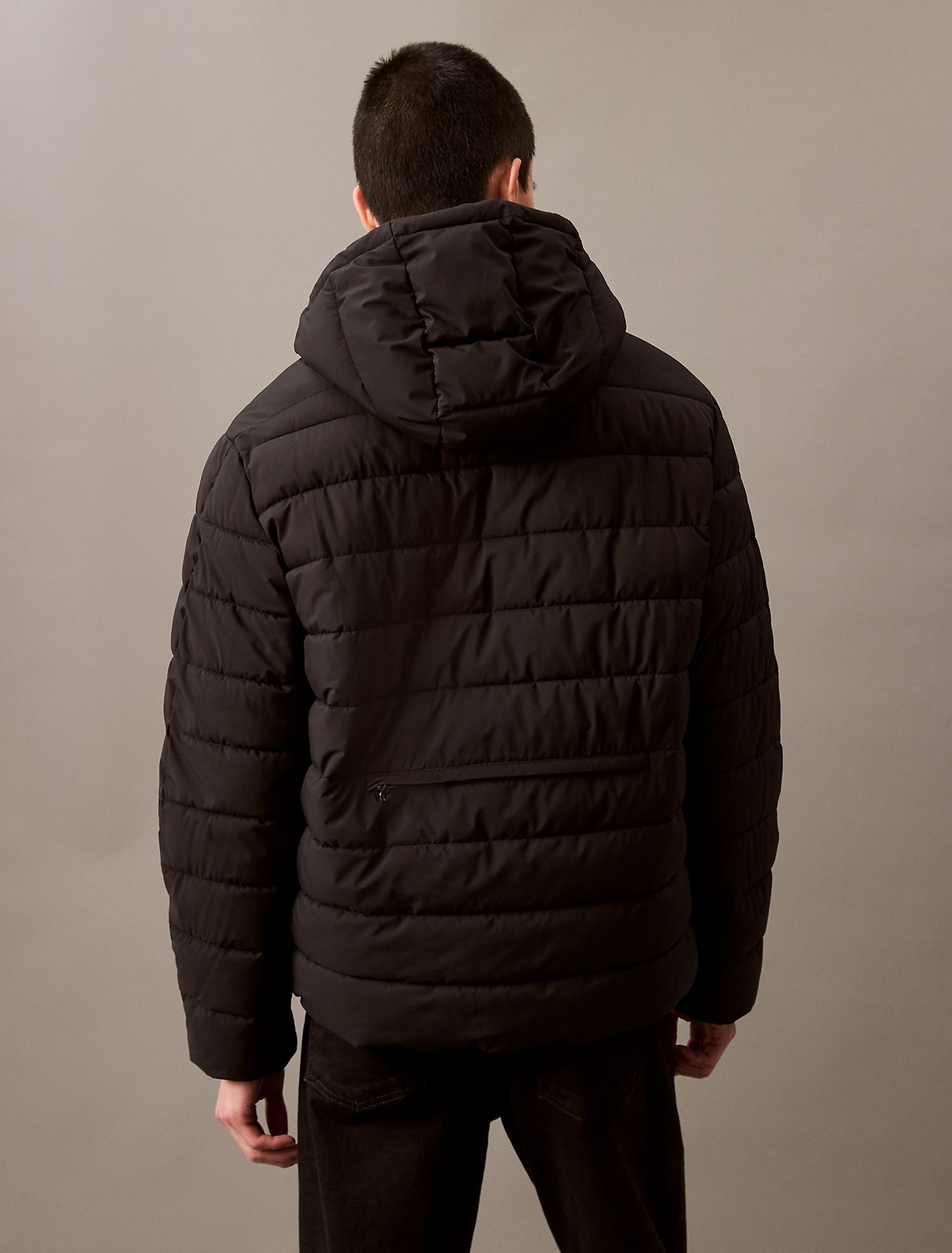 Утепленная куртка Calvin Klein Midweight Packable Black Beauty