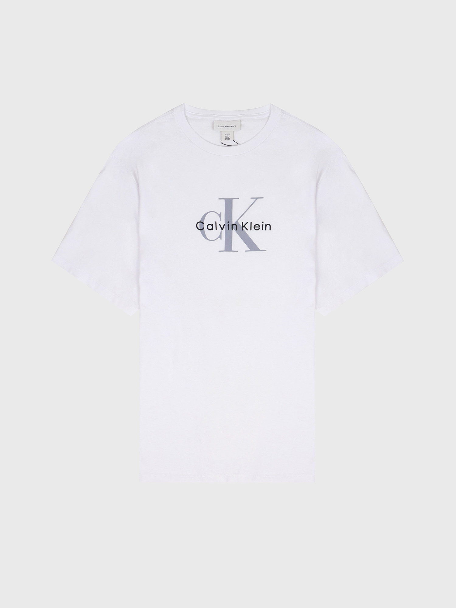 Футболка Calvin Klein Embroidered Monologo Brilliant White