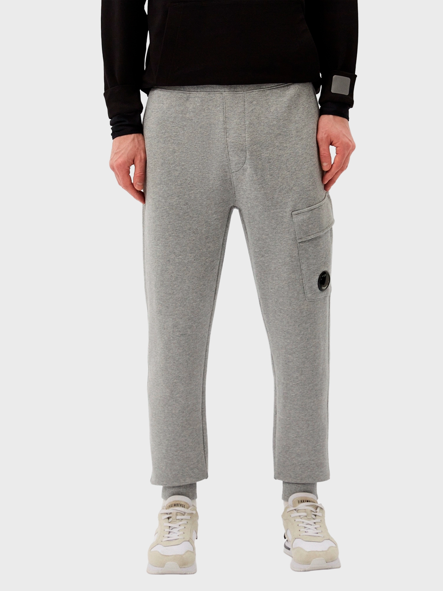 Брюки C.P. Company Diagonal Raised Fleece Cargo Pant Grey