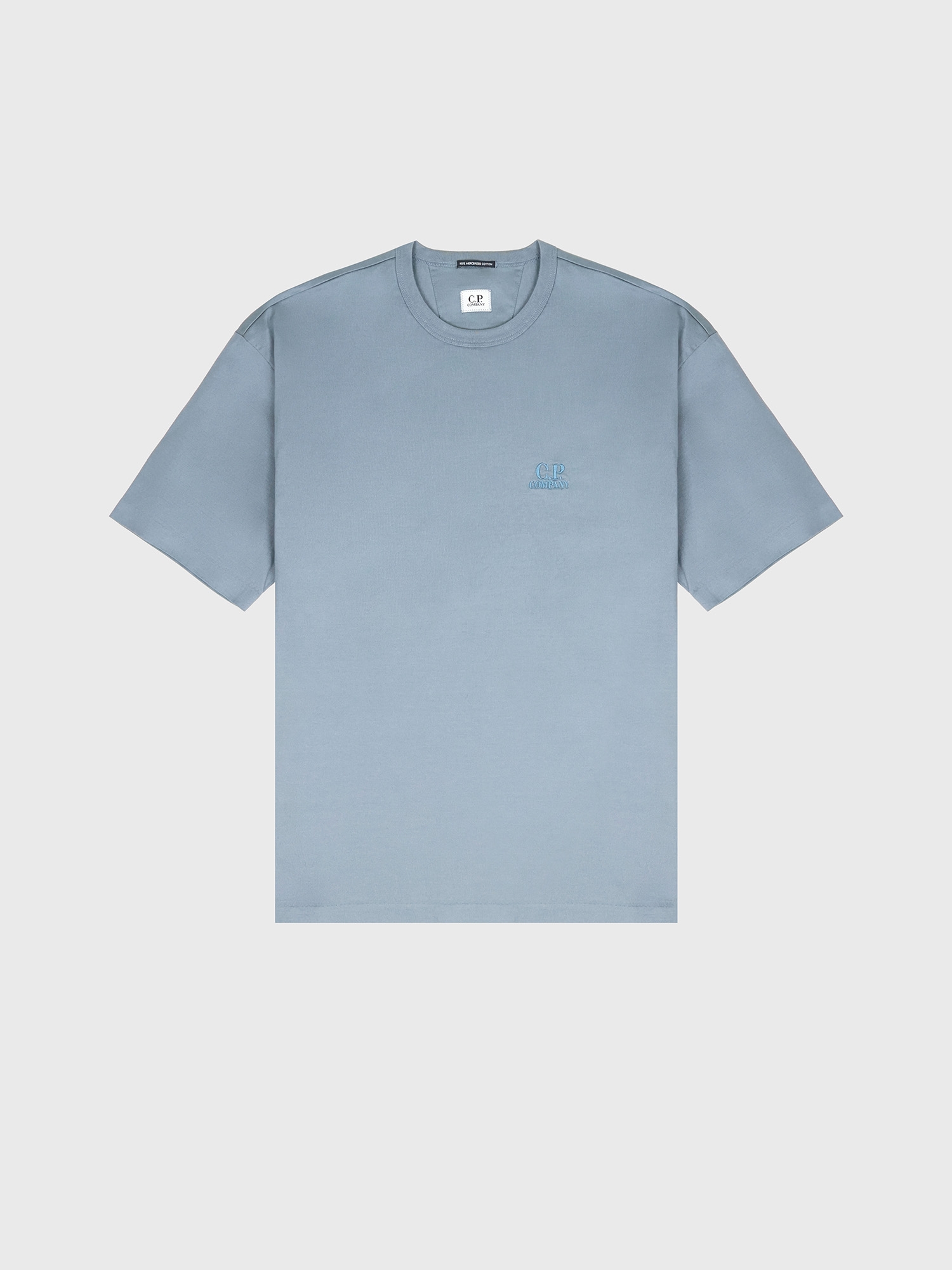 Футболка C.P. Company Mercerized 30/2 Twisted Stormy Weather Blue