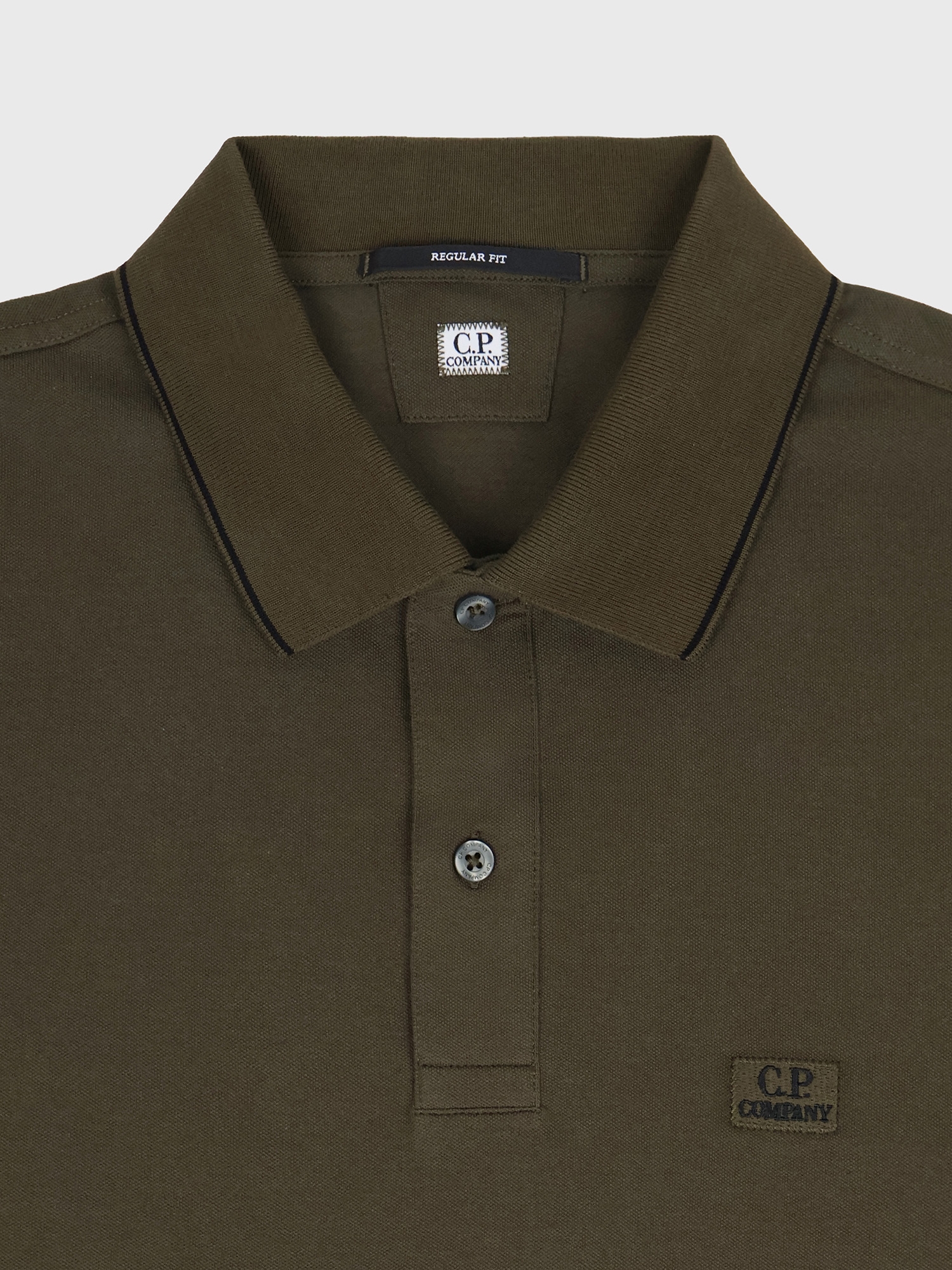 Поло C.P. Company Stretch Piquet Line Ivy Green