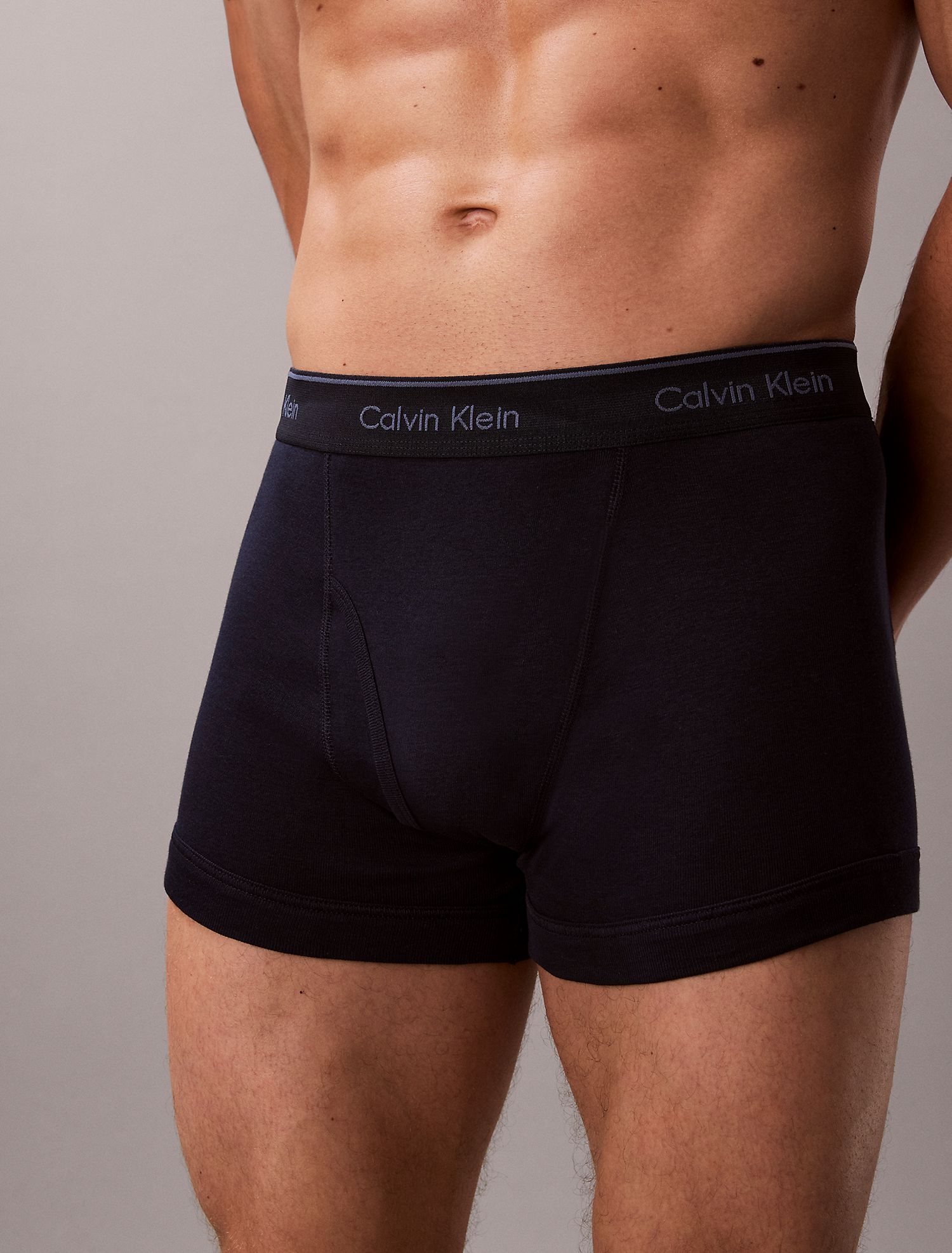 Мужские трусы боксеры-транки Calvin Klein Cotton Classics 5-Pack Shoreline Multi
