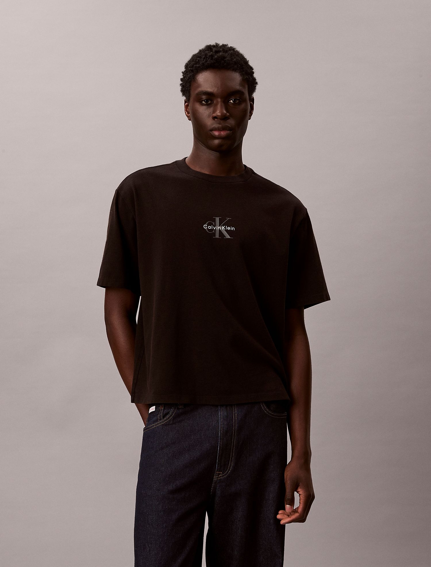 Футболка Calvin Klein Monologo 90s Fit Black
