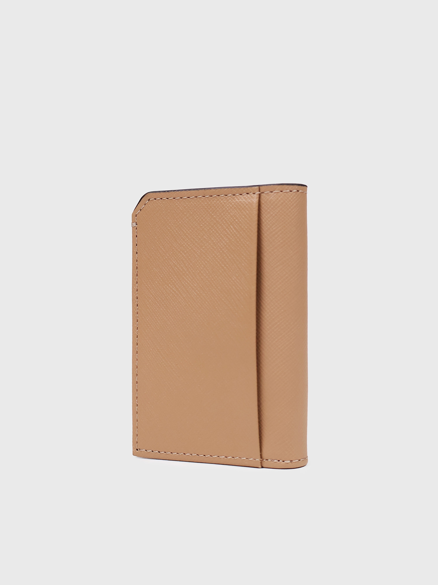 Кошелек Calvin Klein Refined Saffiano Compact Bifold Burro