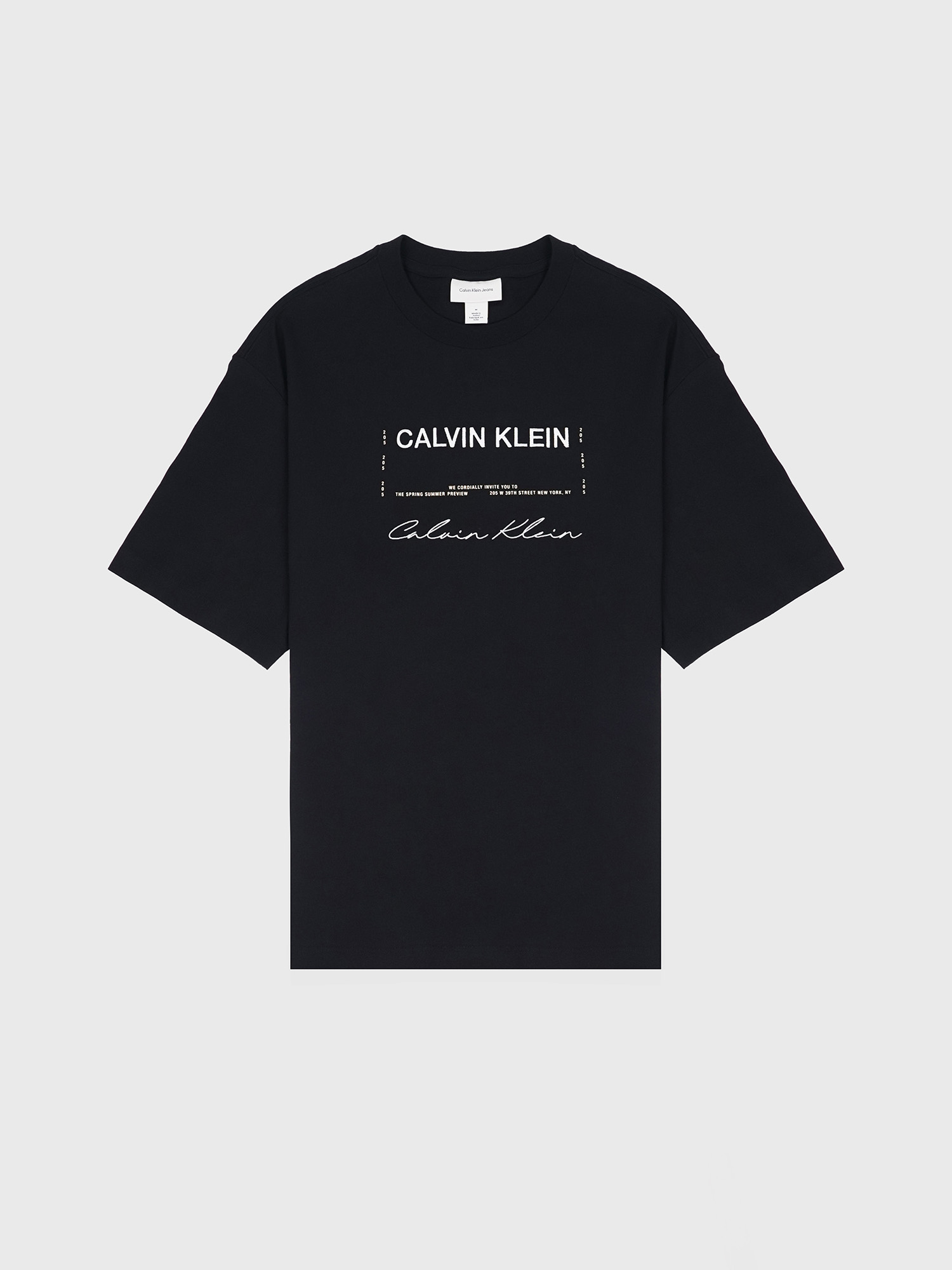 Футболка Calvin Klein Dual Logo Graphic Relaxed Black