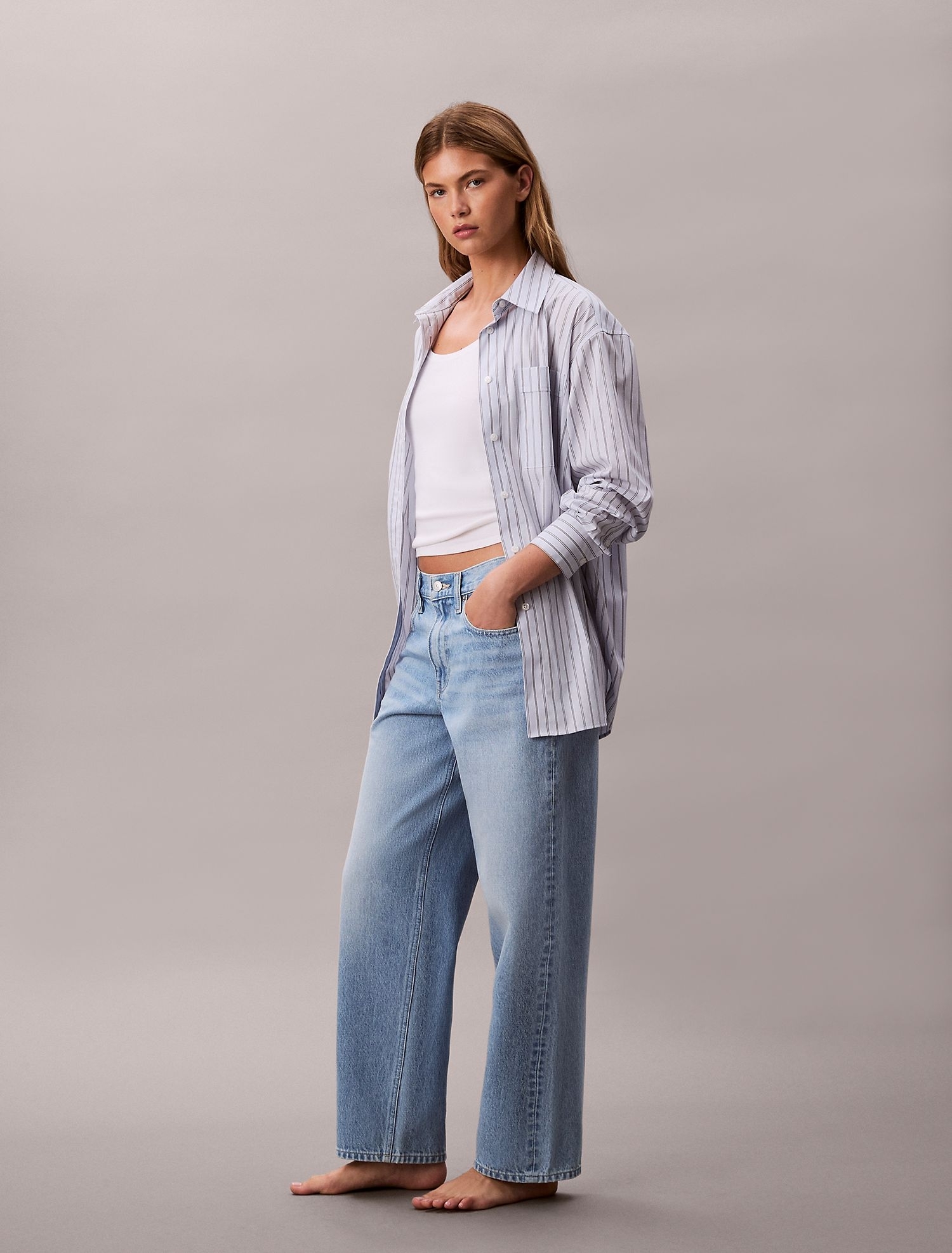 Джинсы Calvin Klein 90s Loose Fit Jeans Light River