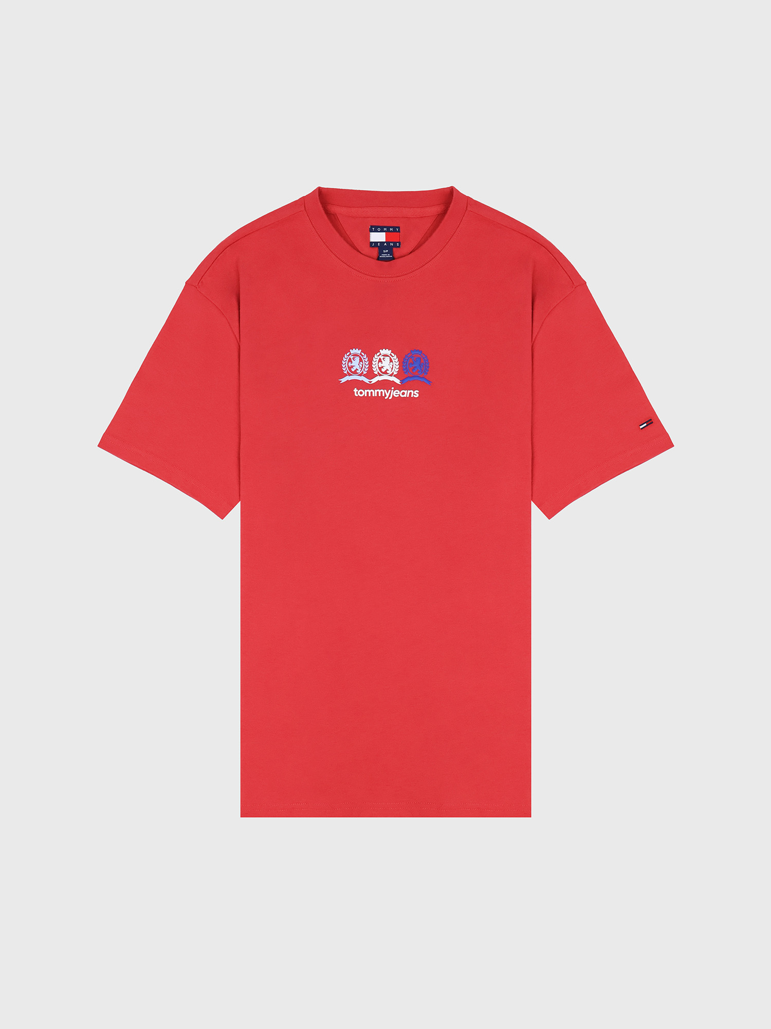 Футболка Tommy Jeans Multi-Crest Logo Anthem Red