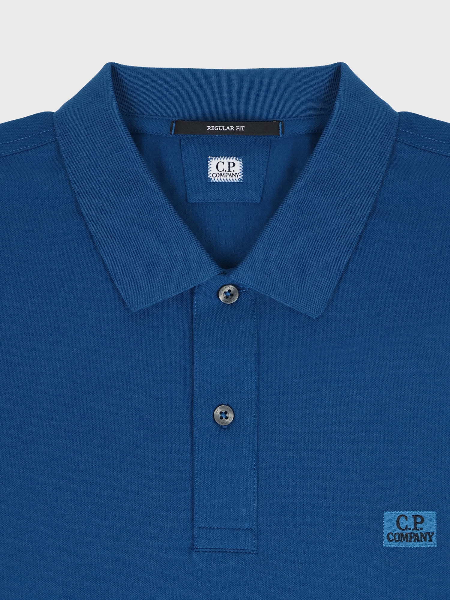 Поло C.P. Company Stretch Piquet Ocean Blue