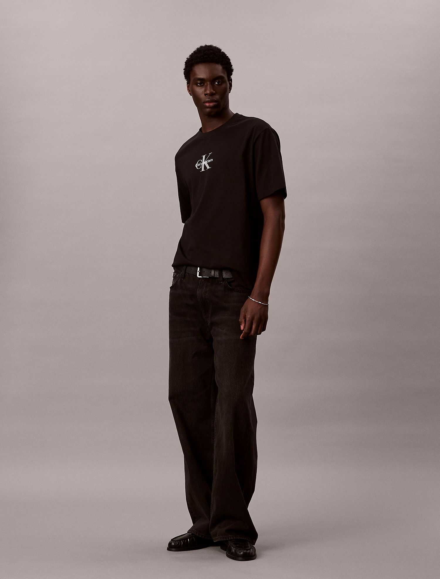 Футболка Calvin Klein Monologo Relaxed Tee Bright Black