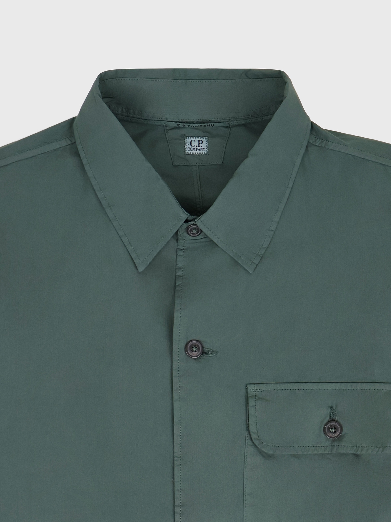 Рубашка C.P. Company Popeline Workwear Duck Green