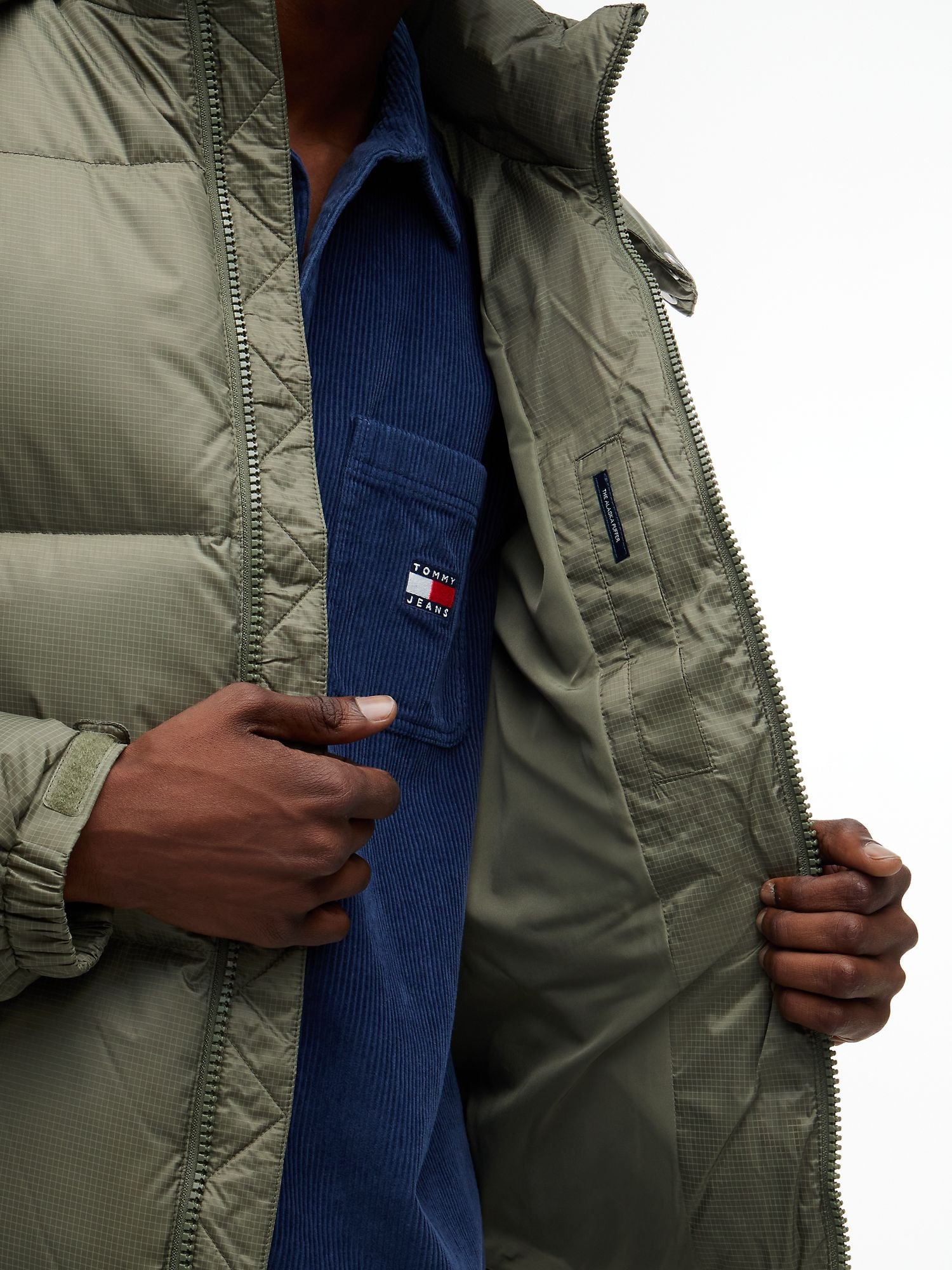 Пуховик Tommy Jeans Alaska Ripstop Down Jacket Rocky Mountain
