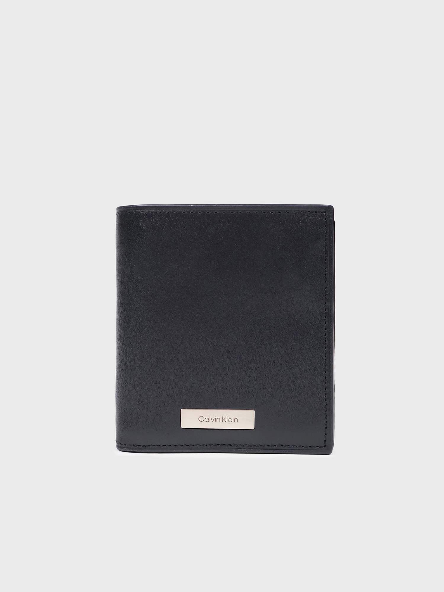 Кошелек Calvin Klein Plaque Logo Trifold Wallet Black