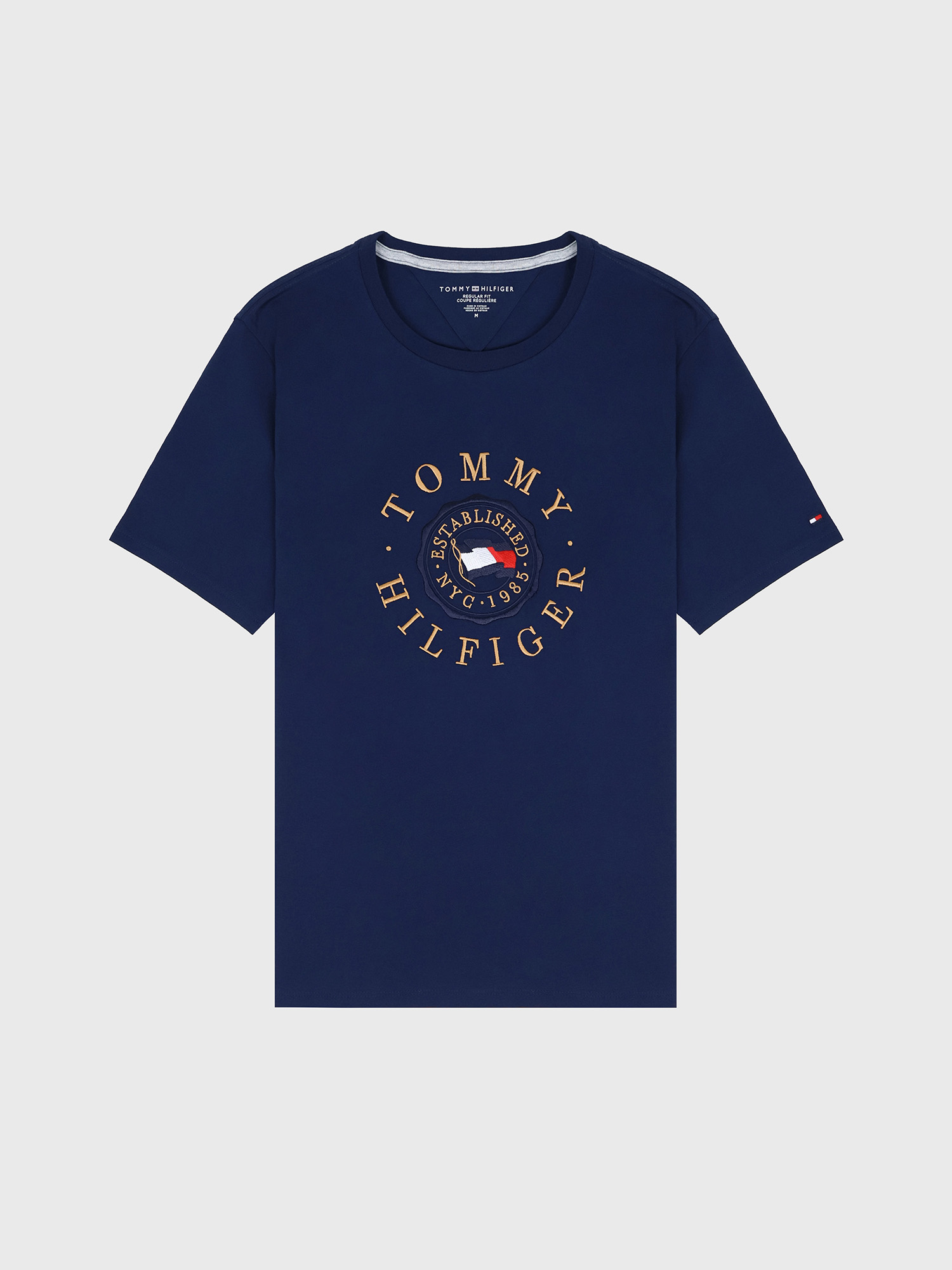 Футболка Tommy Hilfiger Circle Flag Logo Light Navy