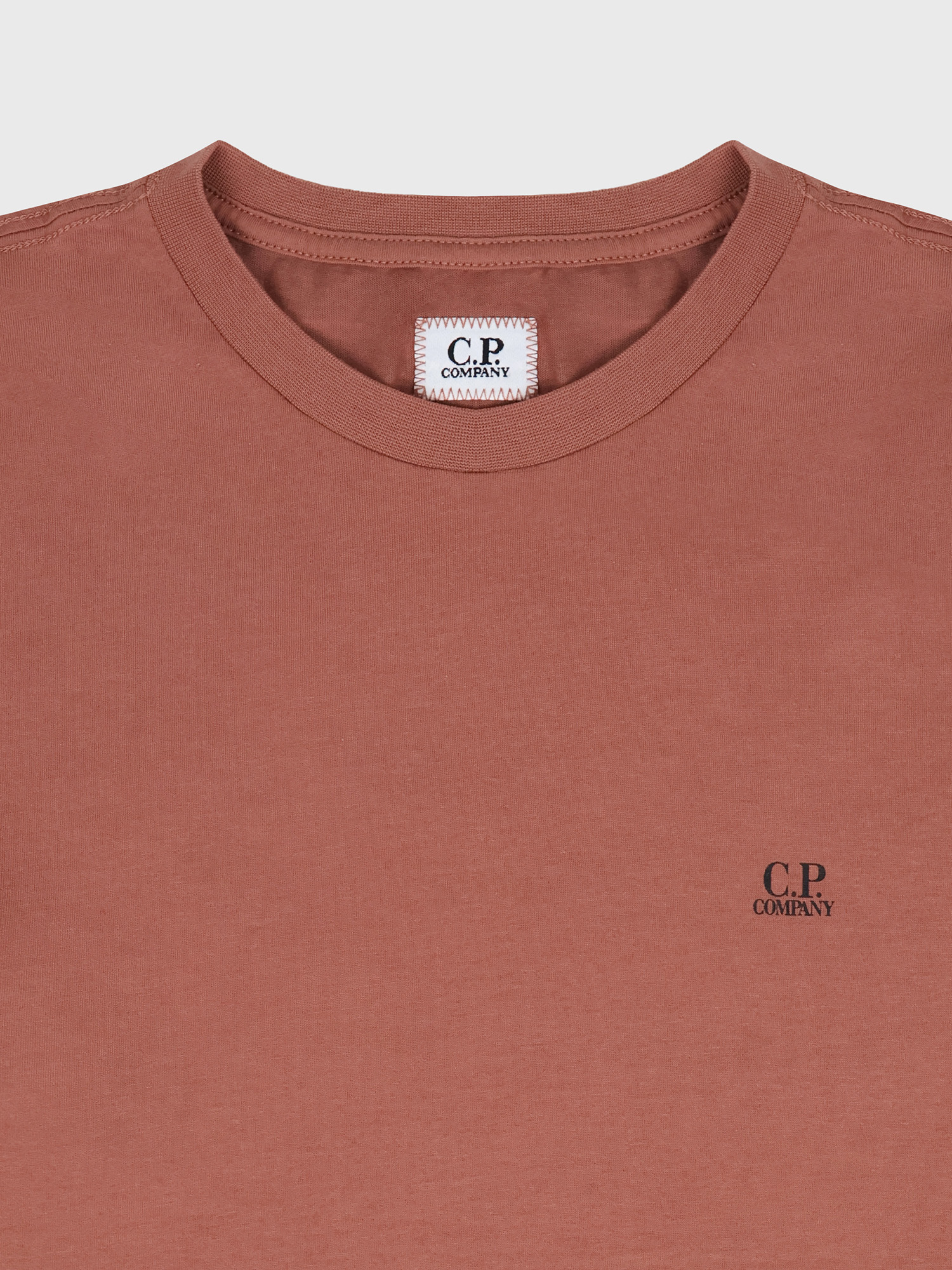 Футболка C.P. Company 30/1 Jersey Goggle Coral