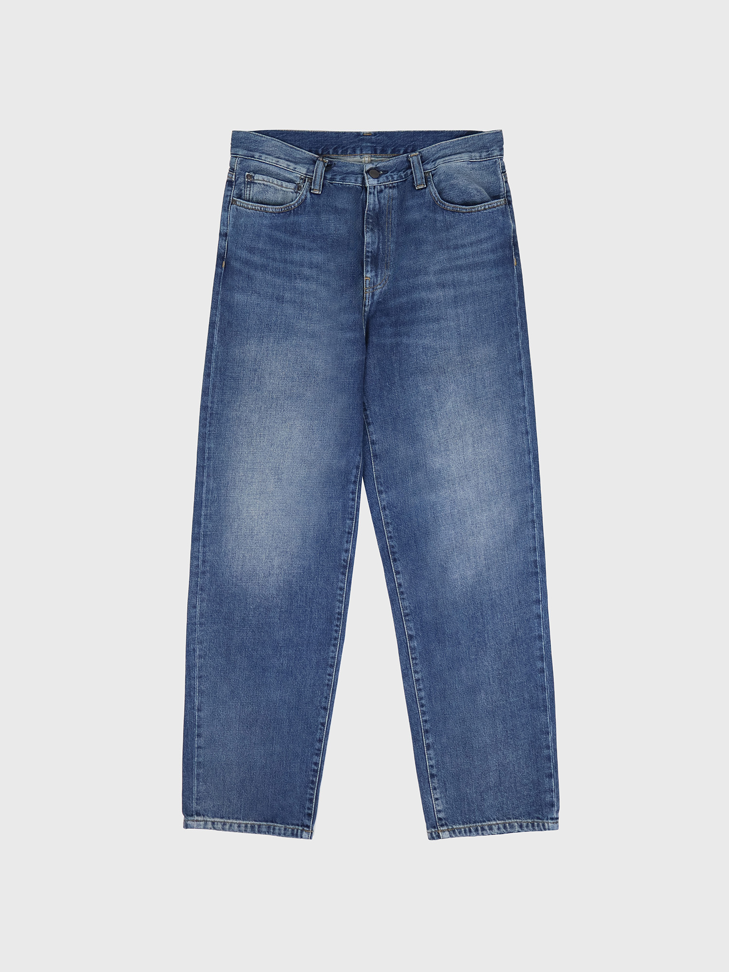 Джинсы Carhartt WIP Aaron Blue, Dark used wash