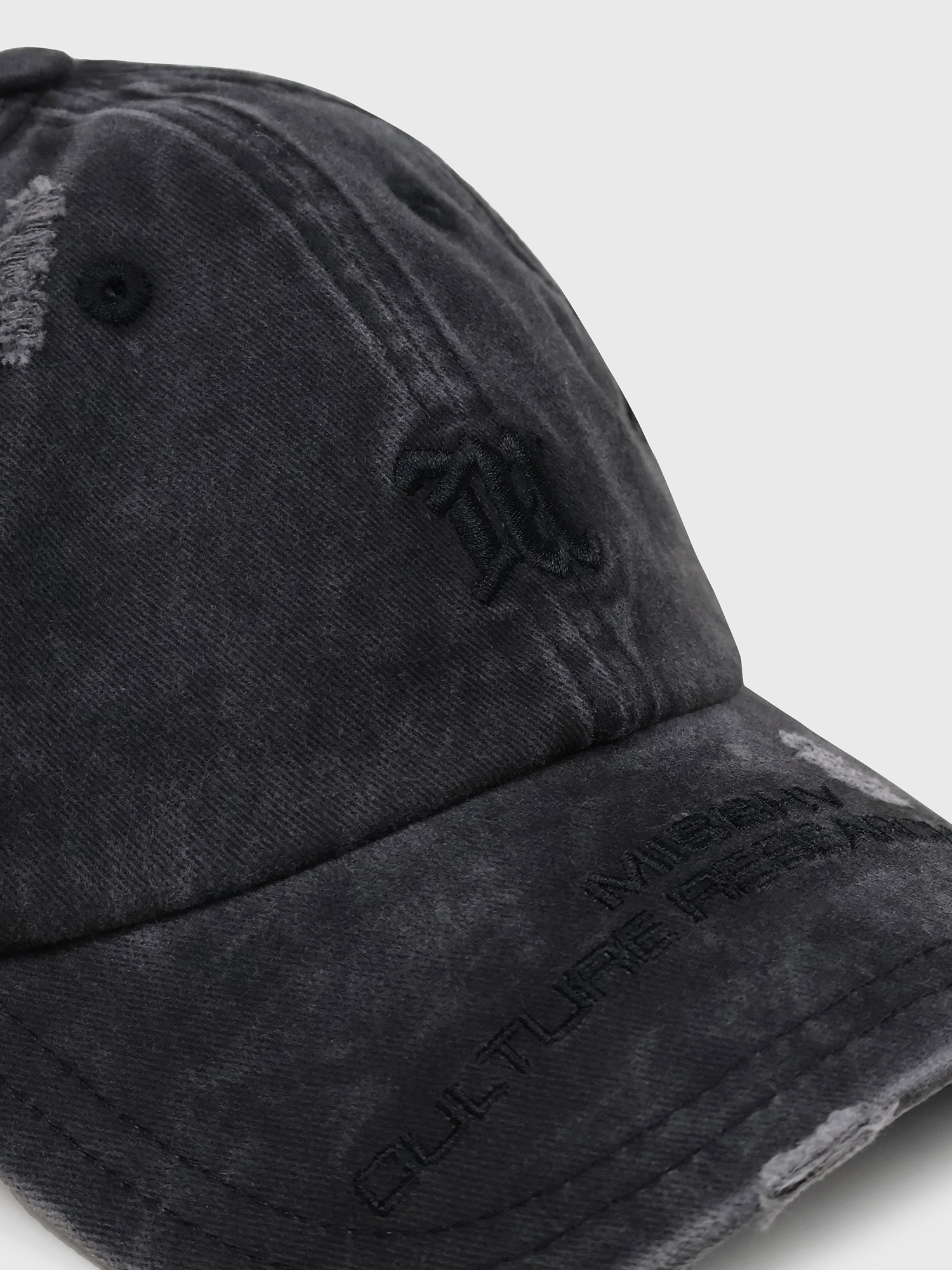 Бейсболка MISBHV Culture Research Unit Washed Black