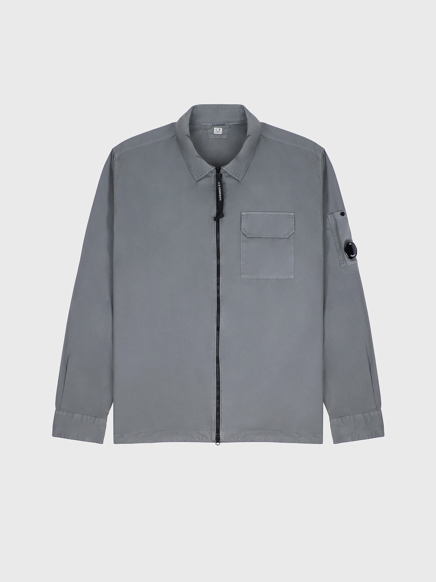 Куртка C.P. Company Organic Gabardine Full Zip Grey