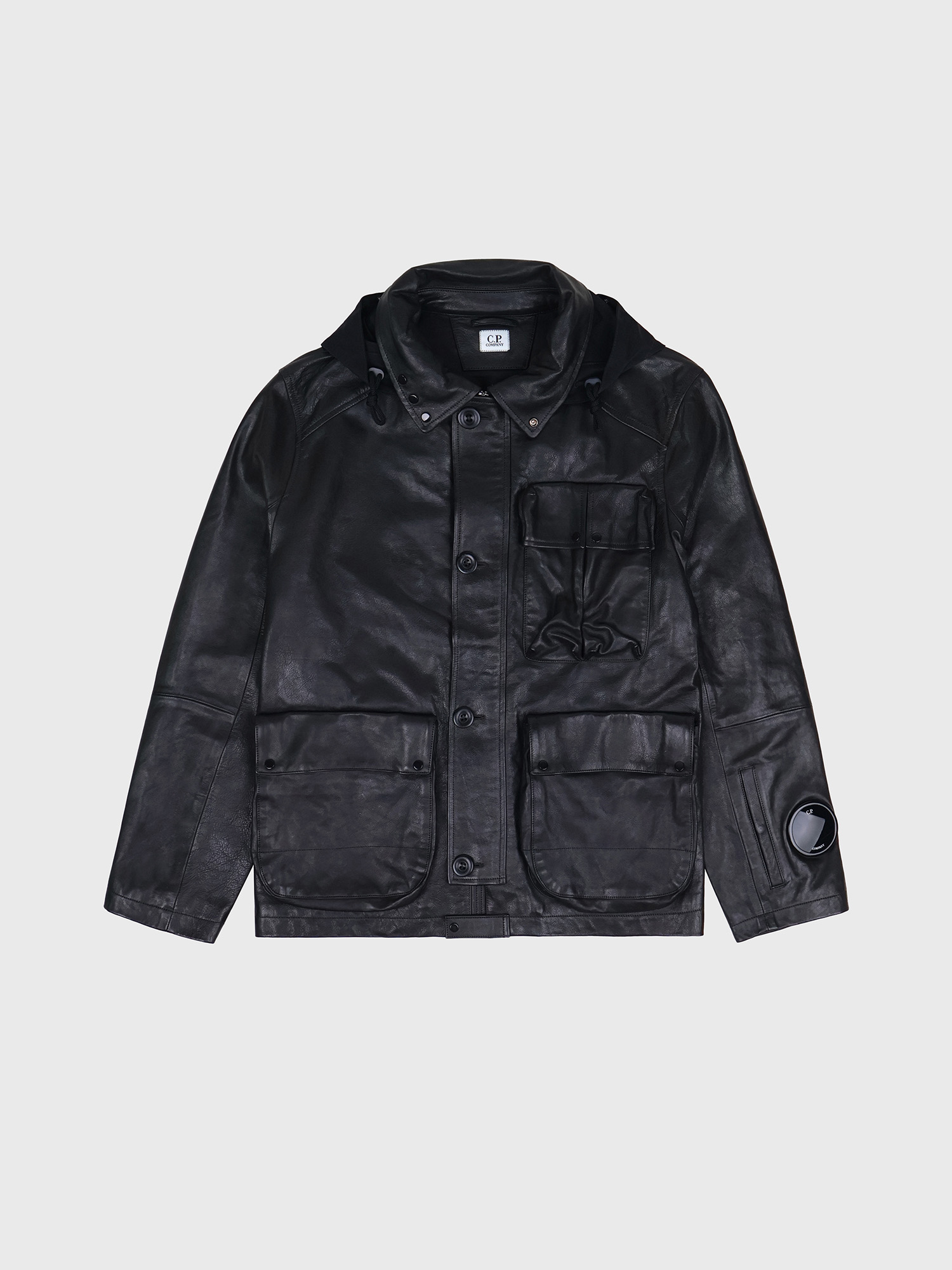 Куртка C.P. Company Leather Millie Black