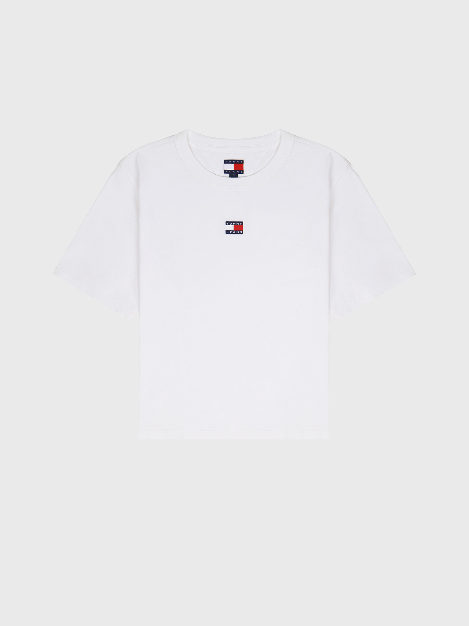 Футболка Tommy Jeans Badge Boxy Ecru